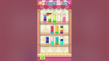 Water sort Puzzle level 246 (play on Facebook)