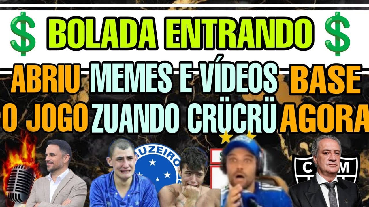🤪ZUANDO CRUZEIRO🎙️CAETANO REVELA♻️LIBRA 1,5 BILHÃO🌟REFOÇOS BASE ...