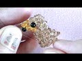 わしの作り方 2/4 Eagle, How to make beaded 【わんこビーズ r143-2】