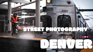 DOWNTOWN DENVER SNOWY POV STREET PHOTOGRAPHY