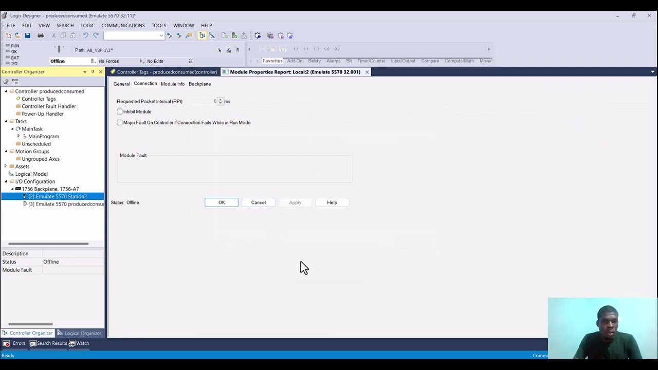Produced and Consumed tags - Allen Bradley PLC to PLC communication