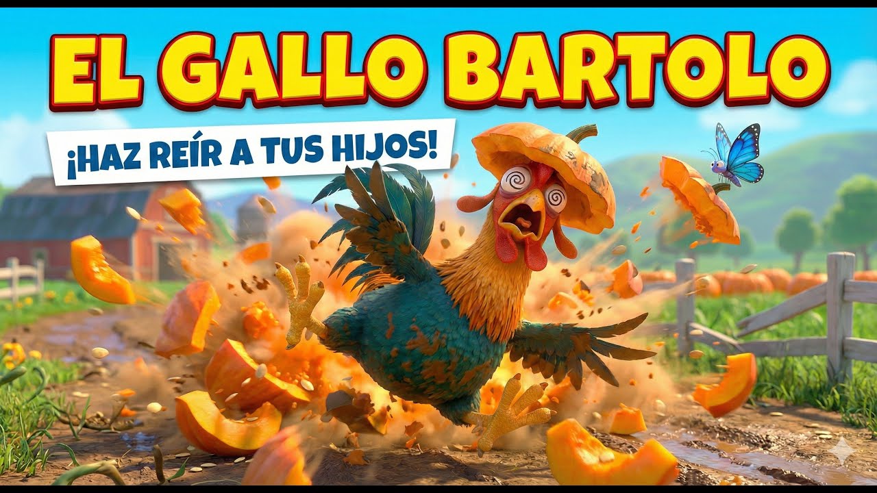 ¡QUÉ RISA! 😂 Las Caídas Más Locas del GALLO BARTOLO 🐔 | Dibujos ...