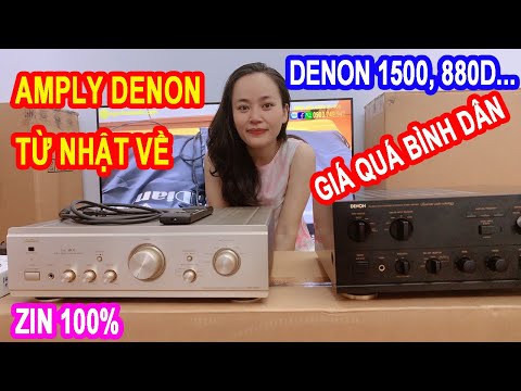 Video Amply Denon từ Nhật về, Giá QUÁ BÌNH DÂN, Denon 1500,... - youtube