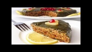 طريقة عمل كيكة ورق العنب