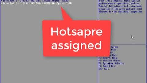 FUJITSU Server PRIMERGY RX2540 M5 - Configure RAID 1 with hot spare and install windows server 2019