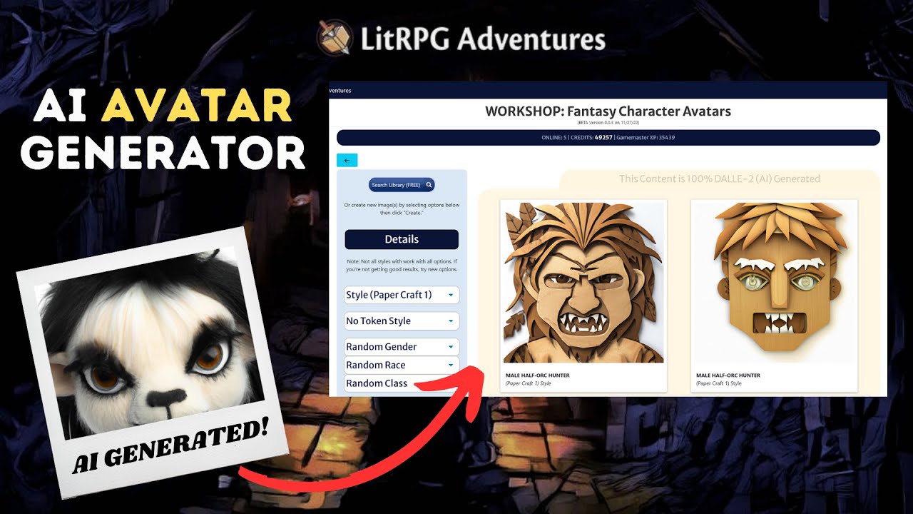 DND Avatar Maker with DALLE2 AI Coming Soon - LitRPG Reads