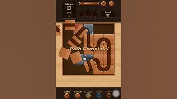 Roll the Ball slide puzzle Premium K Pack Level 57 Solution