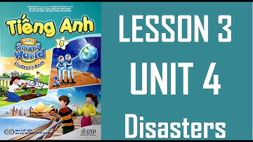 [TIẾNG ANH 8] I Learn Smart World  -  UNIT 4. DISASTERS - LESSON 3