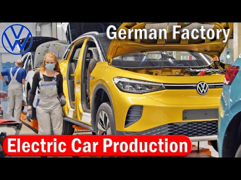 Volkswagen Factory ID.4 Production ID3 Production, Battery Assembly