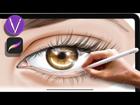 Учимся рисовать глаза реалистично!