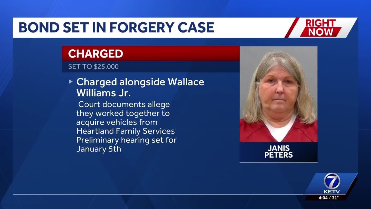 Judge sets bond for 67-year-old woman charged with forgery - YouTube