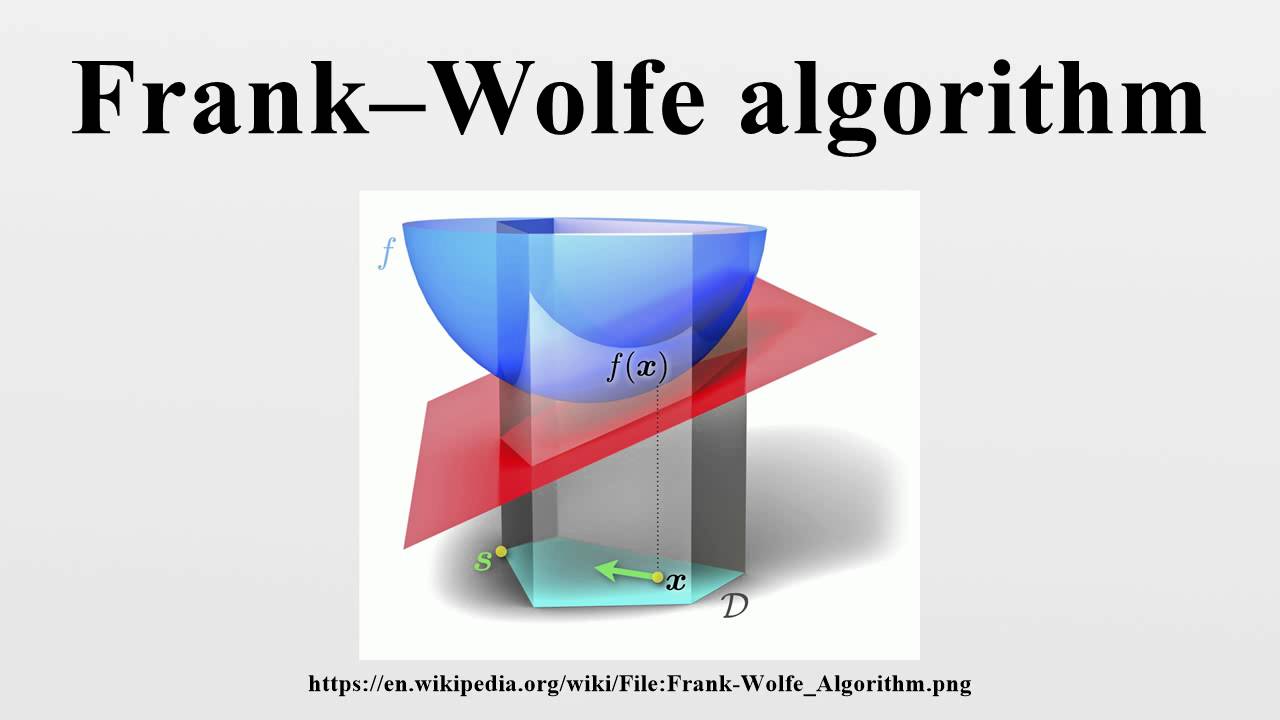frank wolfe algorithm traffic assignment