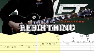 How to play | rebirthing-Skillet(guitar solo with tab lesson)