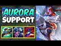 AURORA SUPPORT TEACHES ENEMY JUNGLE A LESSON & GETS TOXIC! HAHA! #leagueoflegends #leauge #aurora