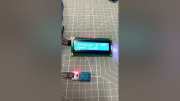 Arduino vochtigheids- en temperatuursensor met LCD-SCHERM #arduino