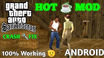 GTA San Andreas Hot Coffee Mod Android | 100% Working in any Device 🫨