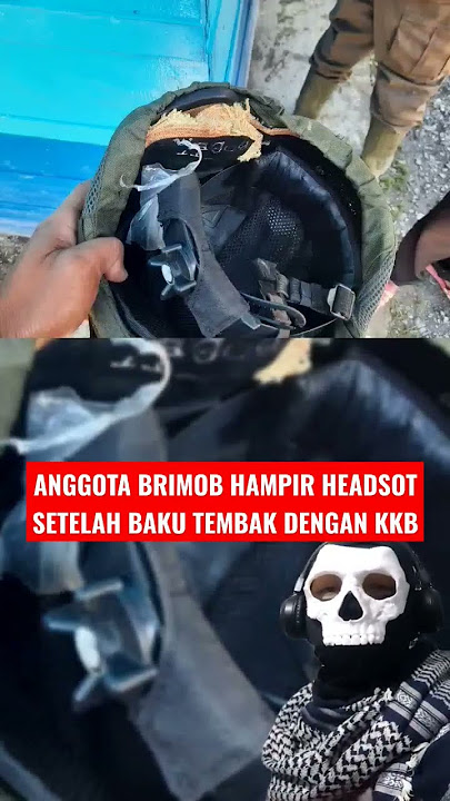 PELURU KKB KENA HELEM BRIMOB #tni #kopassus #tniad #tniindonesia #intel #sedih #sniper #shortshorts