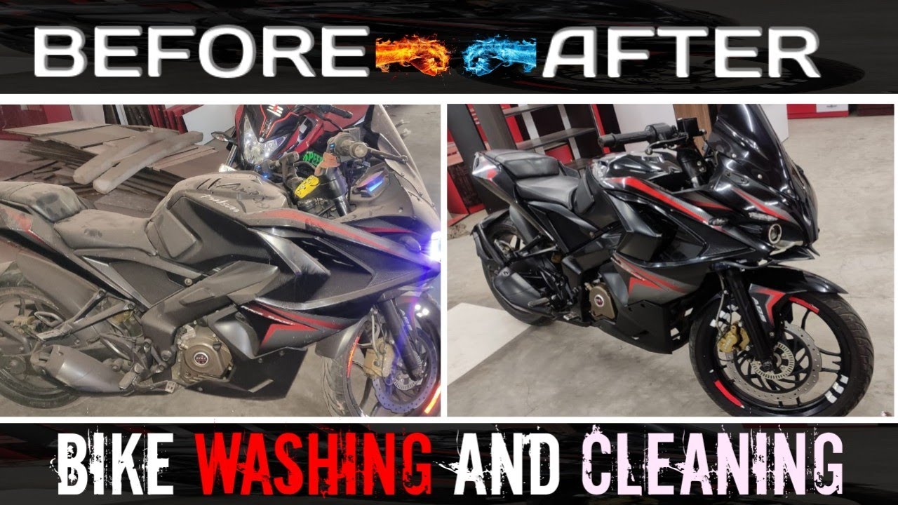 Wash my rs 200 after 2 months How to wash your bike properly At