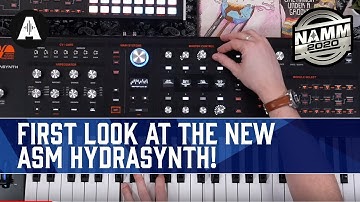 First Look At The New ASM Hydrasynth Synthesizer! - NAMM 2020