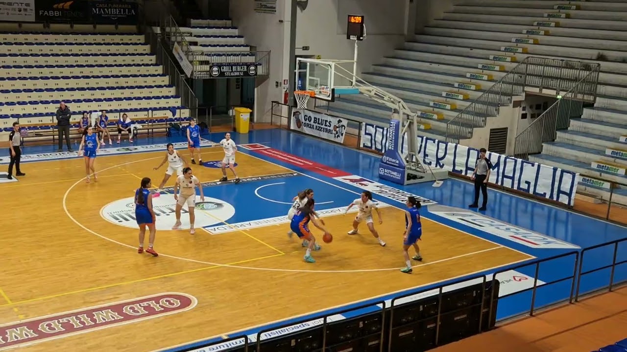 1️⃣   PANTHERS ROSETO 🆚 BLUBASKET SPOLETO  serie C