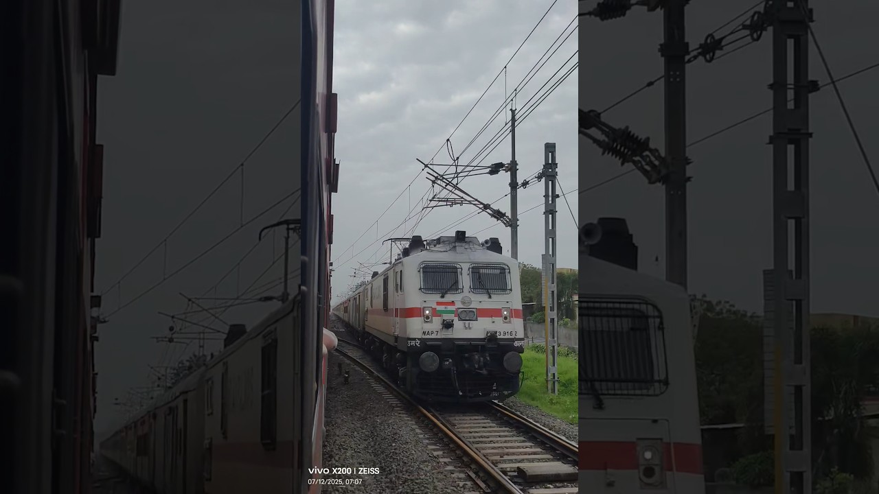 ✨ WAP-7 kanpur✨🚊shanti express 🚉