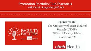Promotion Portfolio Essentials in Academic Medicine