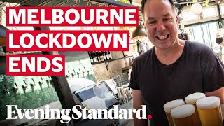 Melbourne celebrates end of four-month lockdown