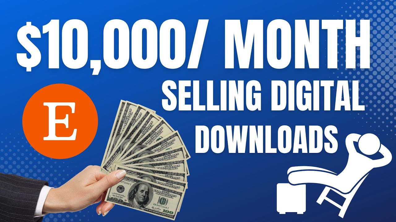 How to make PASSIVE INCOME selling digital downloads on Etsy - Easy ...