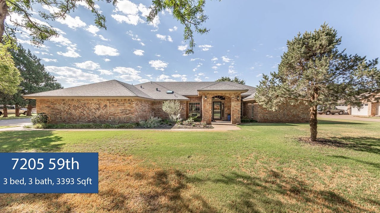 Home For Sale 7205 59th St, Lubbock, TX 79407 YouTube