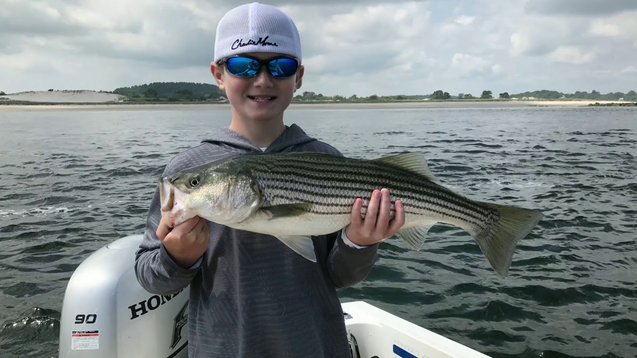 Striper fishing Newburyport 2017 YouTube