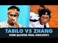 Alejandro tabilo vs zhizhen zhang highlights  rome 2024