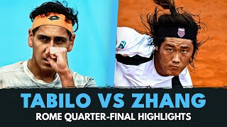 Alejandro Tabilo vs Zhizhen Zhang Highlights | Rome 2024 screenshot 3