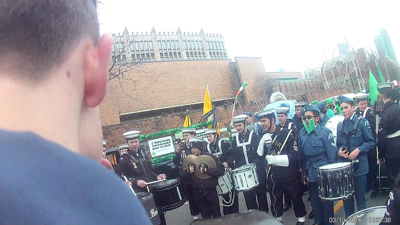 2016 - Drum Line Battle before Toronto St. Patrick's Day Parde