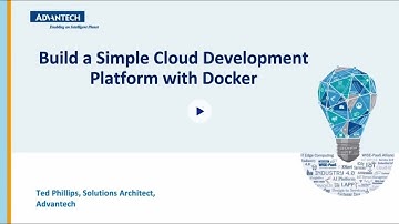 Building a Simple Cloud Development Platform with Docker and Advantech