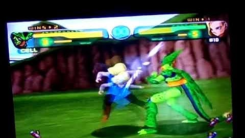 Dragon Ball Z Budokai(PS2)-Cell vs Android 18