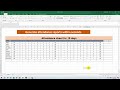 Excel Tricks || Calculate Attendance