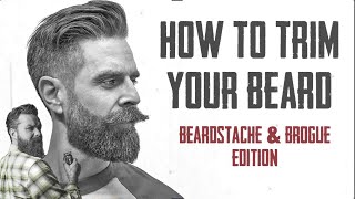 HOW TO TRIM YOUR BEARD with GQ's Matty Conrad - BEARDSTACHE vs BROGUE Edition