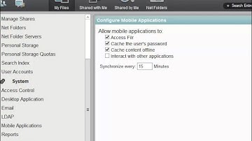 Novell Filr Mobile Device Access Control