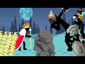 EPIC King & Golden Spearton Army VS ALL BOSSES STICK WAR LEGACY