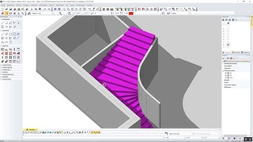 ELITECAD Architektur 14.1 Highlights - Freie Treppe