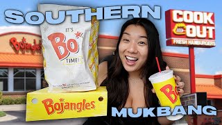 SOUTHERN FOOD MUKBANG!! ft. Bojangles & Cookout