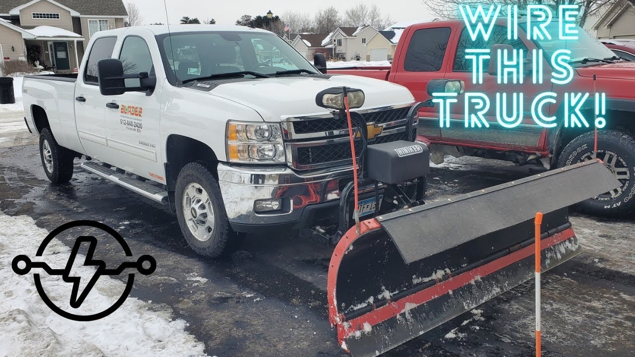 How to wire a Hiniker snow plow fast! YouTube