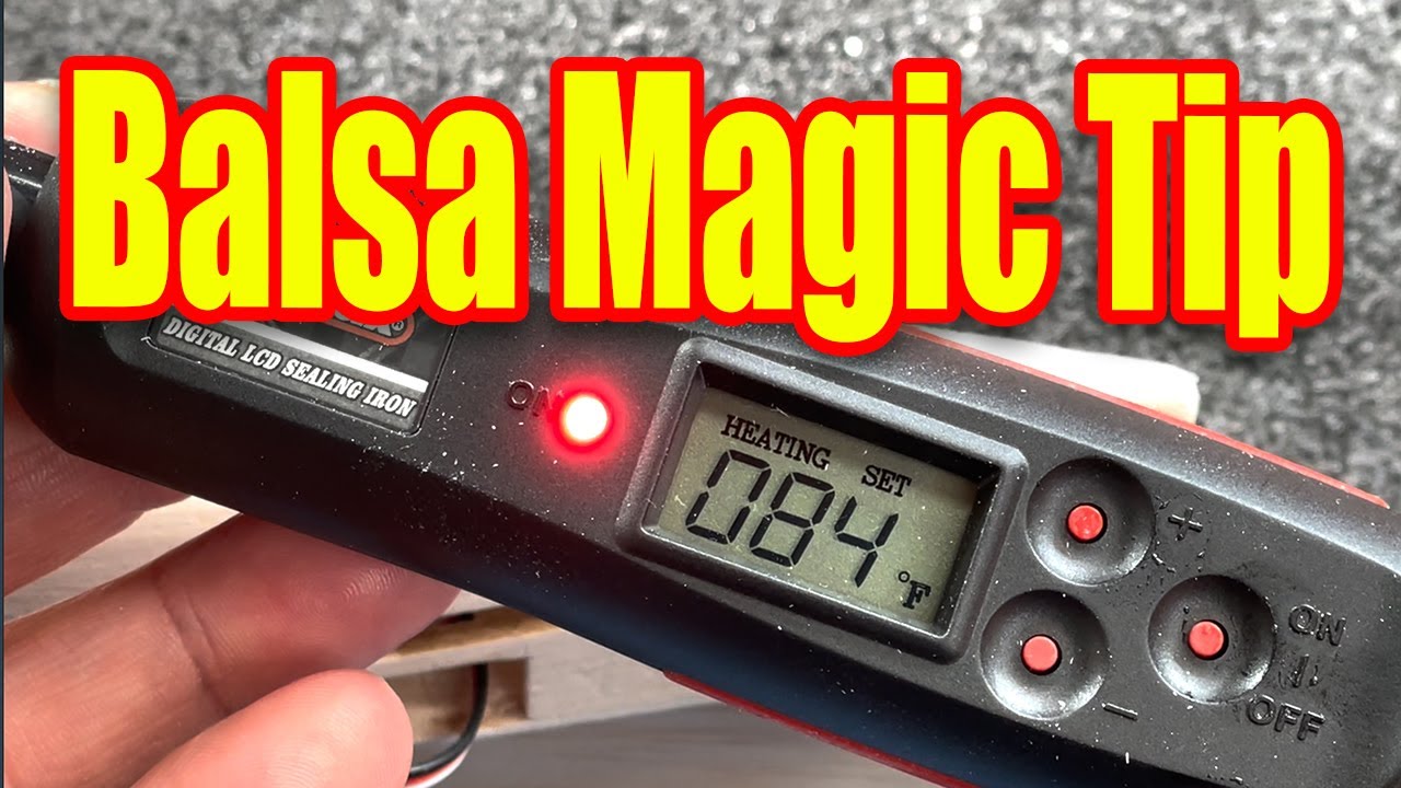 Balsa Magic Tip with the Harrier Build - YouTube