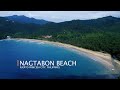 Nagtabon Beach, Rocks and Waves from a Drone