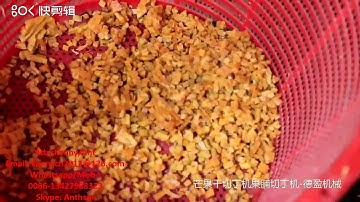 DY-801 dried fruit dice cube cutting machine, dicing cubing cutter machine