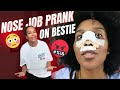 I got a nose job prank on best friend   she cries