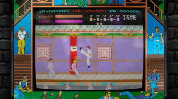 KungFu Master - Arcade (Realistic crt monitor and original bezel)