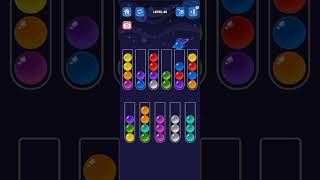 test otot otak Bermain Game sort ball puzzle level 74 - level 86. screenshot 4
