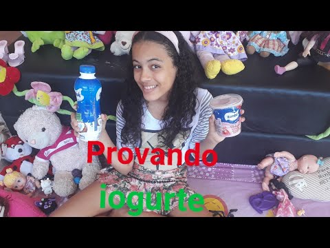 Provando iogurtes da marca Itambé 😋