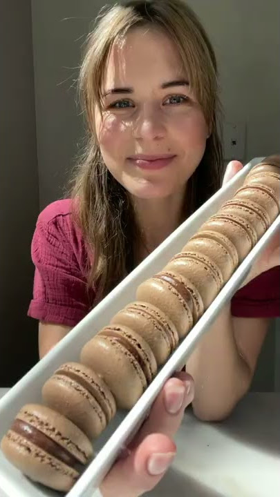 (Short Video) Chocolate Macarons recipe